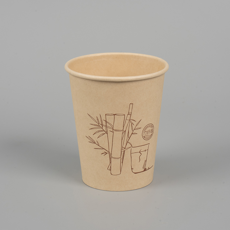 Enkeltlag engangs bambusmasse hot cup